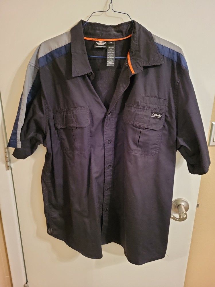 Harley Davidson HD 2XL XXL Button Down Shirts Sweatshirt