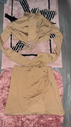Two piece brown set