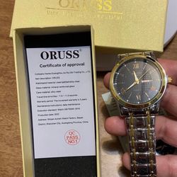 Oruss Luxury Rhinestone Accented Quartz Watch Automatic Movement Luminous Women