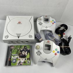 Sega Dreamcast Console Bundle Vintage Original Controllers Cables tested