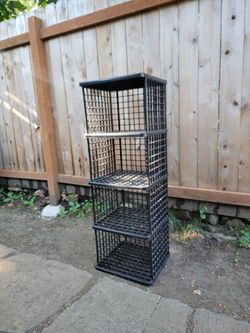 Vintage Record Storage Unit