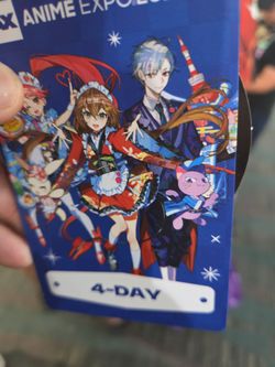 Anime Expo 4 day pass for Sat and Sun