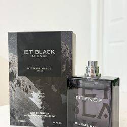 Michael Malul Jet Black Intense Eau de Parfum for Men - 100ml | 3.4oz
