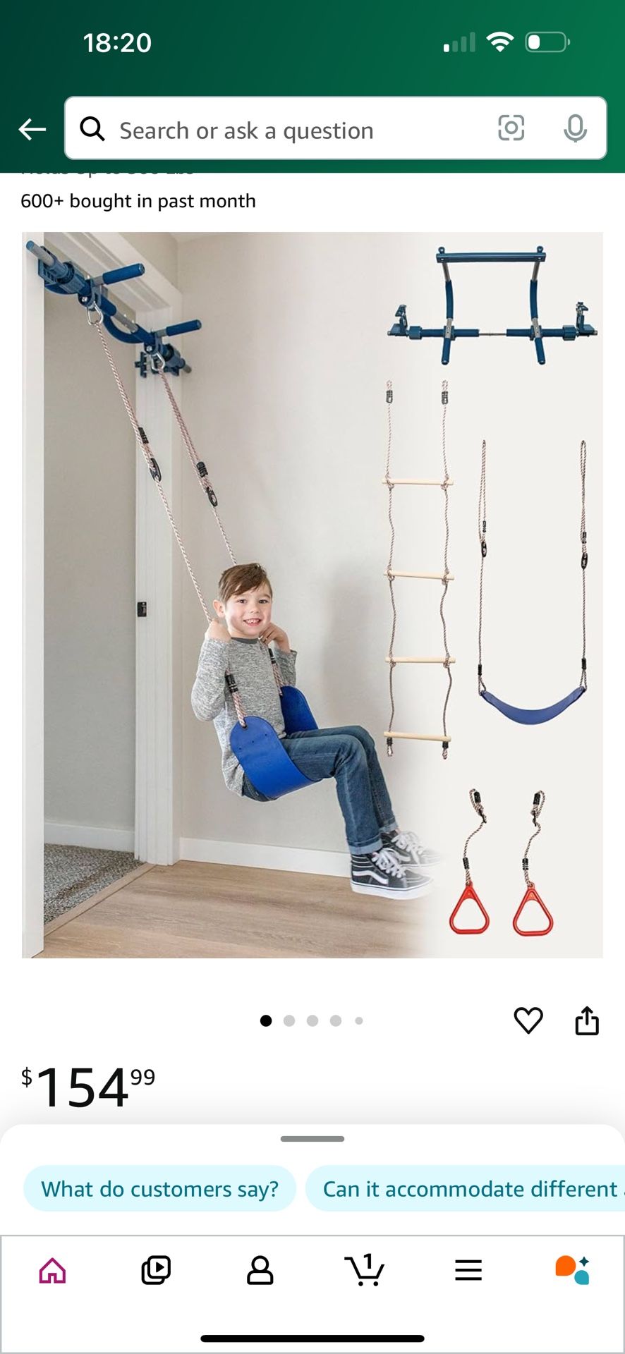 Indoor Sensory Swing Set Kids