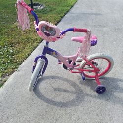 Disney PRINCESS BIKE 16" WITH TRAINING WHEELS 