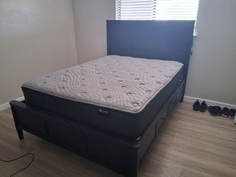 Black Queen bed set