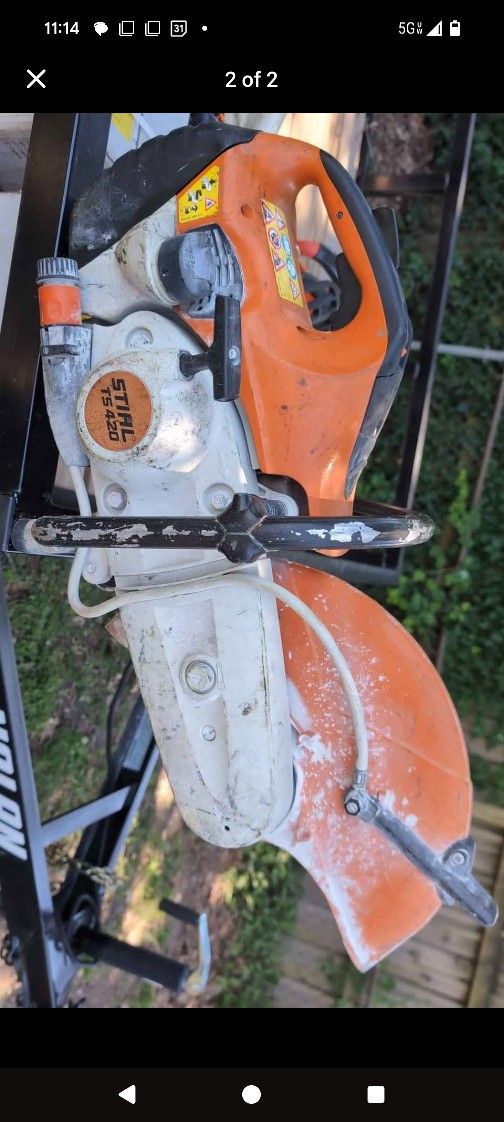 Stihl Ts420 Cut Saw