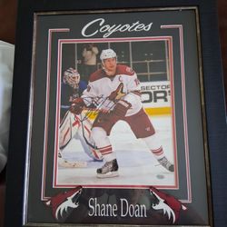 Shane Doan Phoenix Coyotes AUTOGTAPHED Framed PHOTO