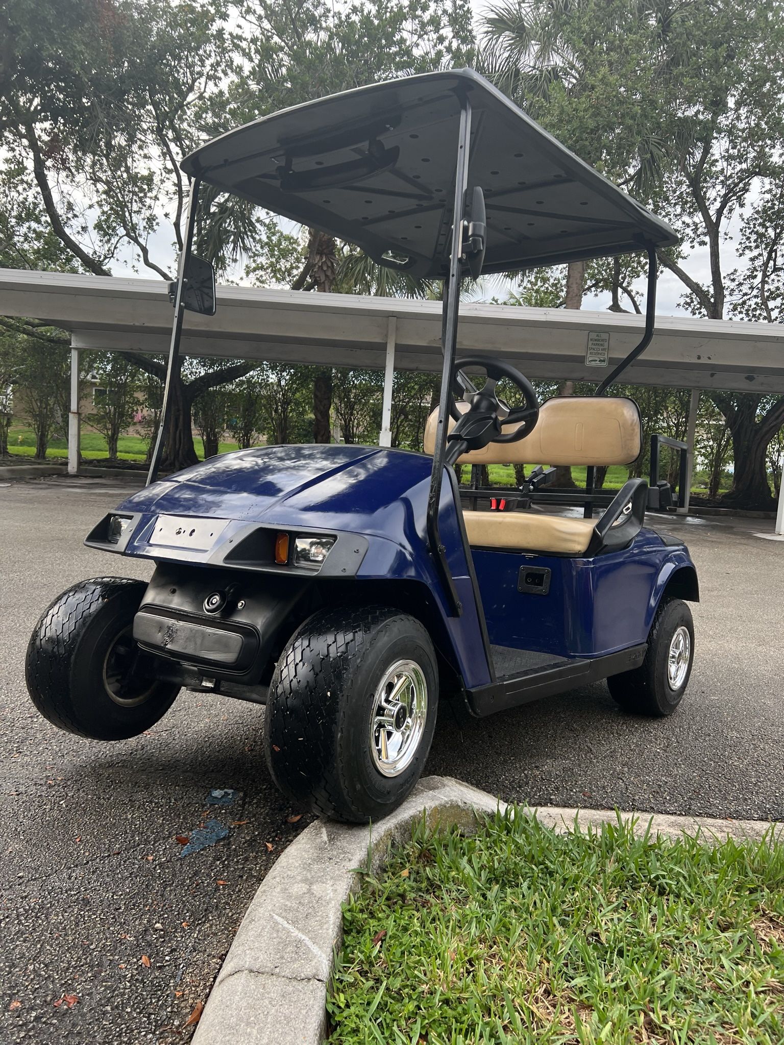 EZ go golf cart battery operated