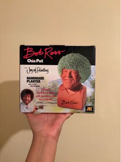 Bob ross chia pet