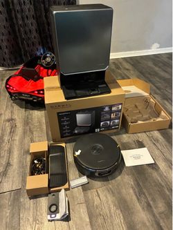 NARWAL Flow 2 Robot Vacuum and Mop Combo, 31,000Pa Suction, FlowWash Self-Cleaning Mop, AI Object Recognition, Self-Emptying & Refilling, 212℉ Hot Wat