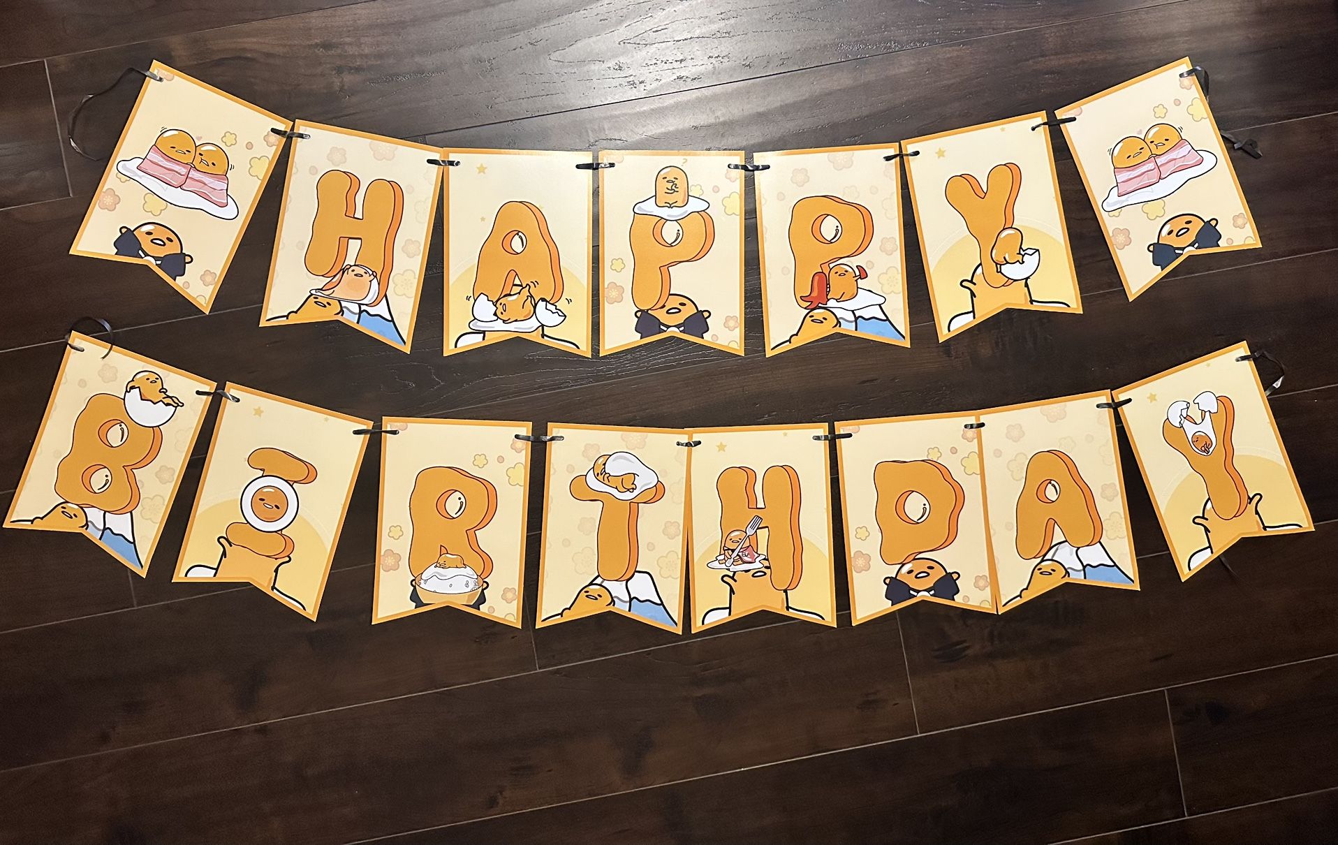 Sanrio Gudetama Birthday Decorations