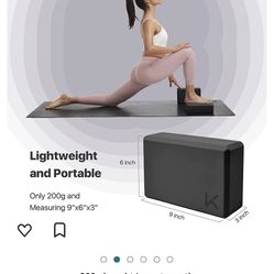 Yoga Block  Never Stop