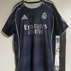 M Real madrid 25/26 away soccer jersey