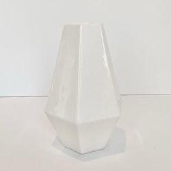 8” White Ceramic Vase | 2 Available for $5 Each