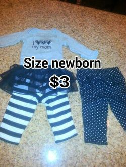 Newborn girl Carter's outfit