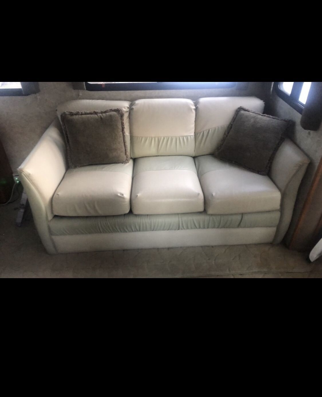Two RV Motorhome couches sleeper bed and jackknife for Sale in Truckee