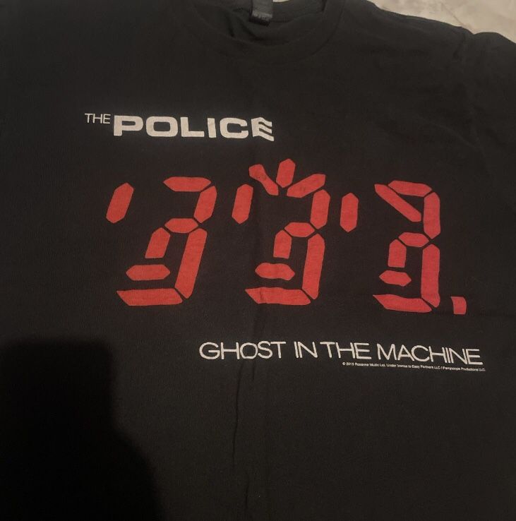 The Police Ghost In The Machine Y2K 2015 Band Tee T-Shirt SZ Large