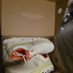Men's On Cloudflow 4 | Yellow & White | Size 9.5 