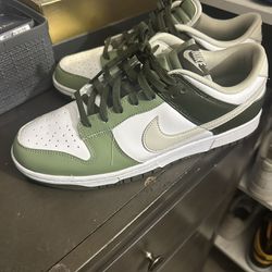 Nike Dunk Oil Green Size 10.5, They Are In Good Condition, Worn Once