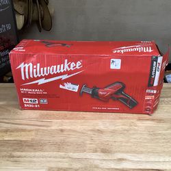 (Used Like New) Milwaukee M12 12V Lithium-Ion HACKZALL Cordless Reciprocating Saw Kit with One 1.5Ah Battery, Charger and Tool Bag