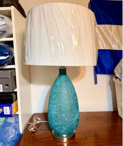 Sagebrook Home Darienwell Blue 30” Modern Table Lamp 51342-02