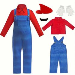 Kids Mario bros costumes, MIXED Mario and Luigi sets. Various sizes // 200 piece Lot