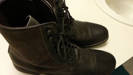 Size 13 Ashton gray premium luxury dress and weather boots