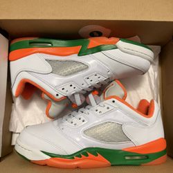 Jordan 5 “Miami Hurricanes” Low