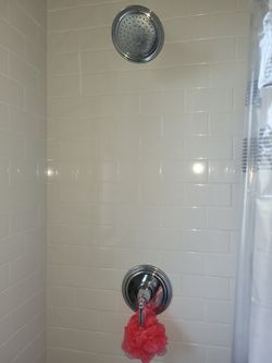 Kohler Chrome Shower Trim Kit - Showerhead, Valve Handle & Escutcheon