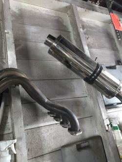 2004 Kawasaki zx6 636 zx6r headers, exhaust pipe, directionals