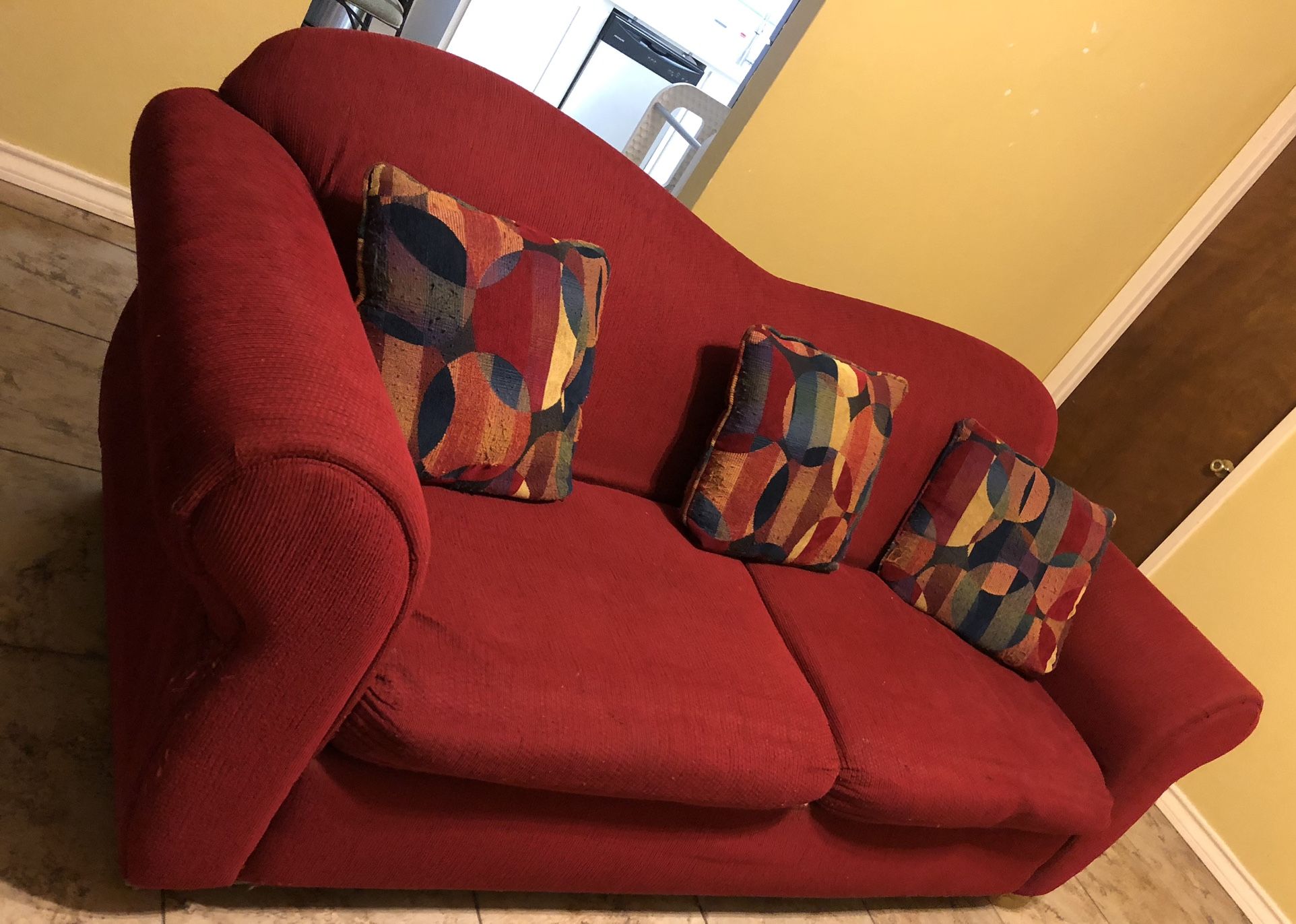 Red Sofa Couch