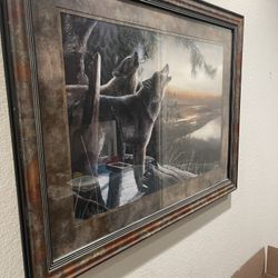 Kevin Daniels Wolf Painting 