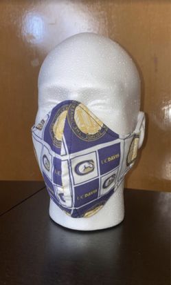University California of Davis UC DAVIS Face Mask With Filter