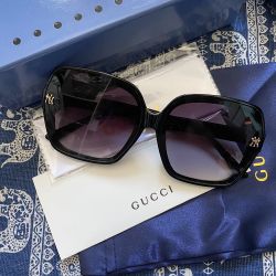 MLB Black Rectangular Frame Sunglasses 