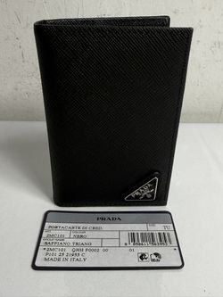 Prada 2MC101 Saffiano Leather Card Holder
