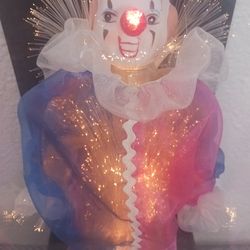 1989 Ho Ho Musical Clown Lamp