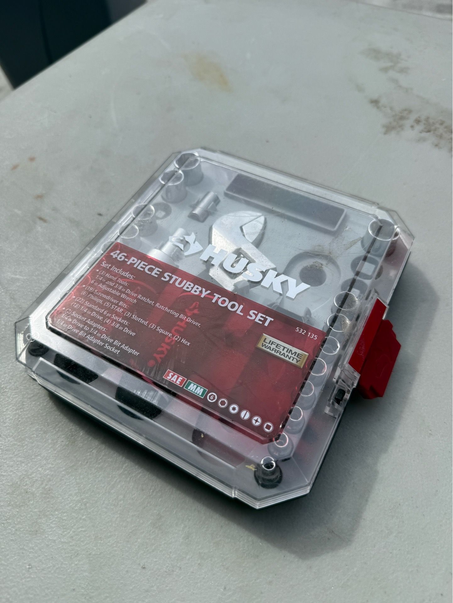 Husky 46 piece tool kit