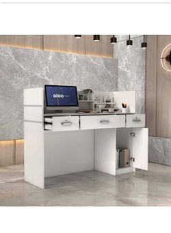White desk