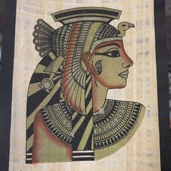 Egyptian Papyrus cleopatra .