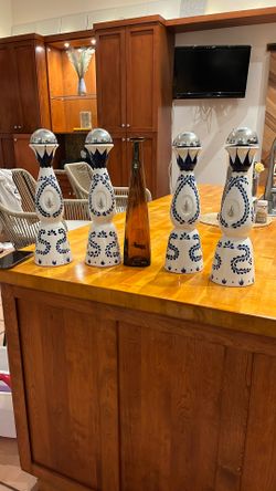 Empty Tequila Bottles