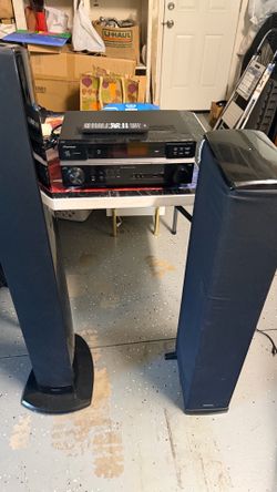 Receiver and tower speakers