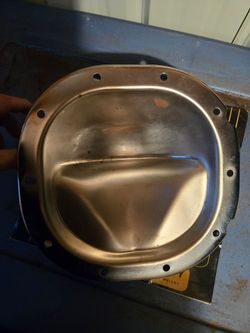 Chrome Differential Cover, Rear, Steel, Chrome, Ford, 8.8 in