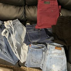 Sz 10 jeans 9 pairs $25