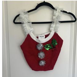 Christmas Holiday Crop Top / Vest Woman 