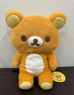 Novelty SanX Rilakkuma Stuffed Animal 15” JAPAN Weighted Plush Toy RARE
