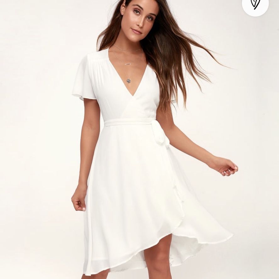 Brand New White Lulus Dress