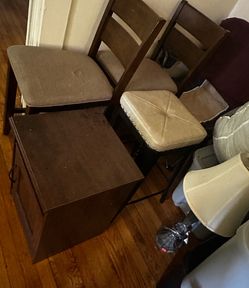 Wood Chairs Bar Stool Side Table Furniture Lot