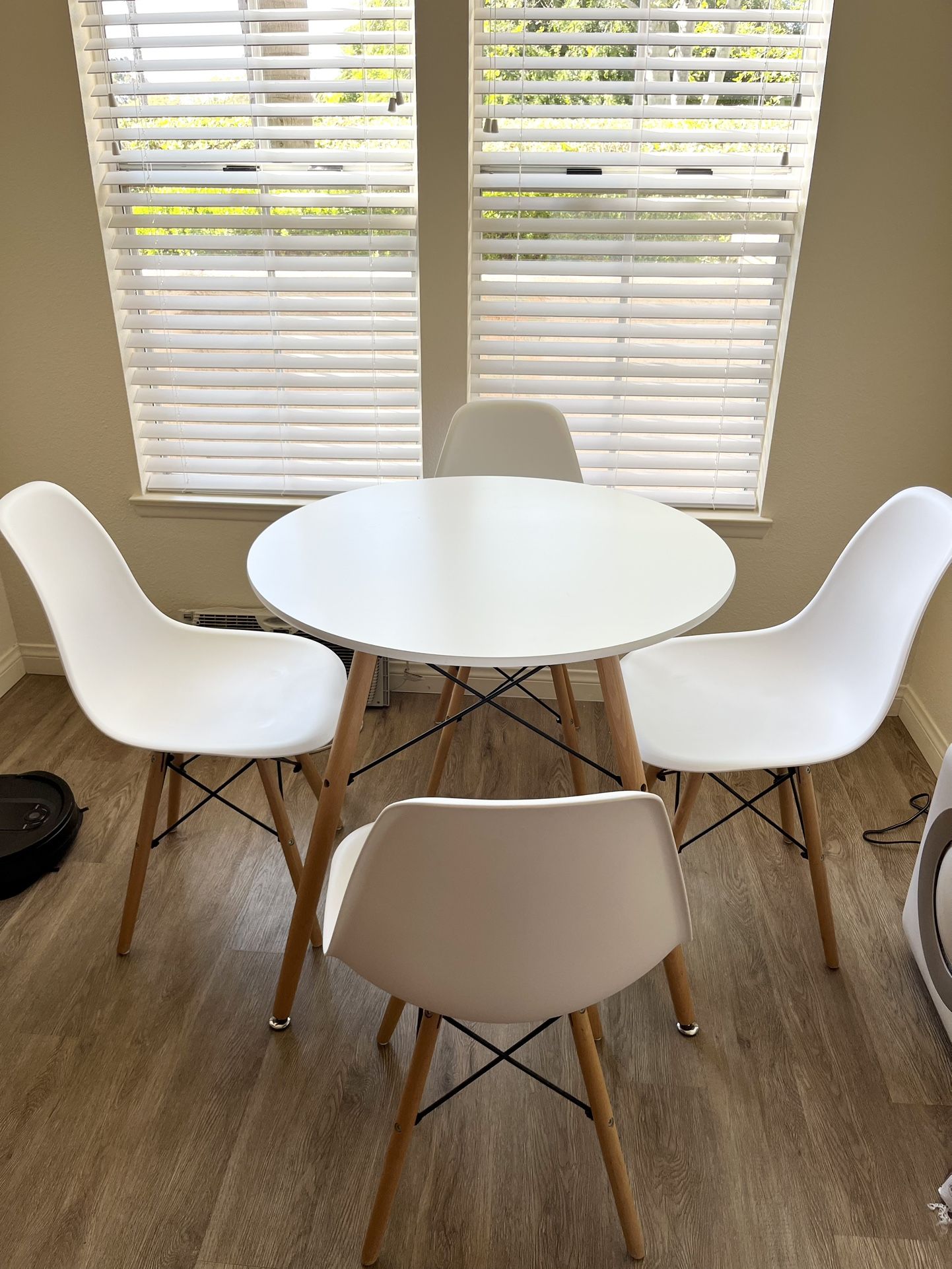 Dining Table Set, Table And 4 Chairs