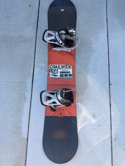 ROME SDS 158cm Snowboard with Bindings